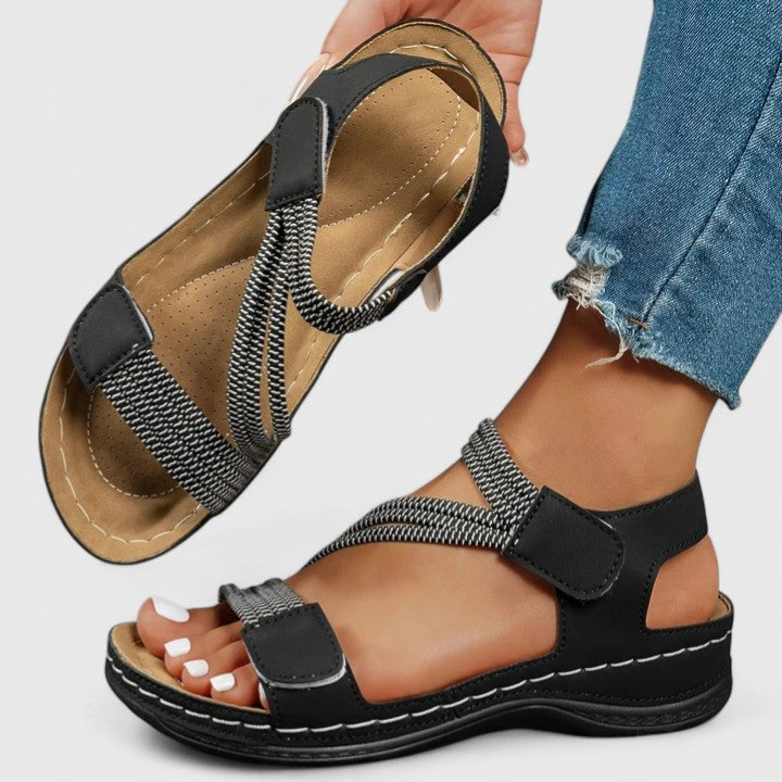 Sheena | Braided Comfort Strap Sandals