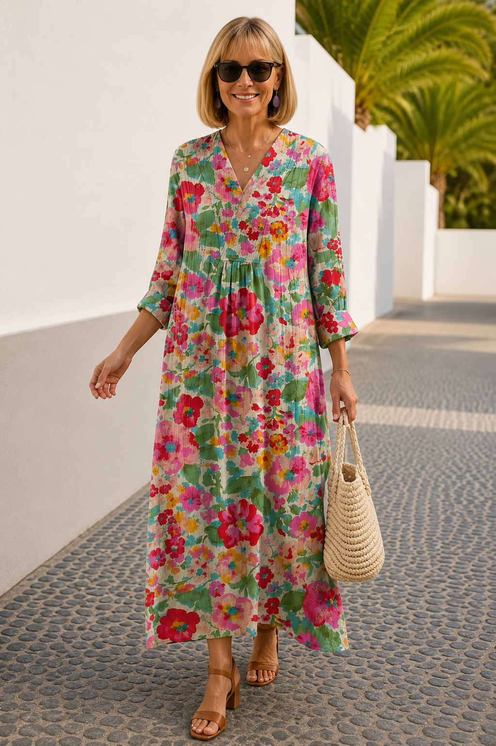 Elsie | Casual Midi Dress for Everyday Wear