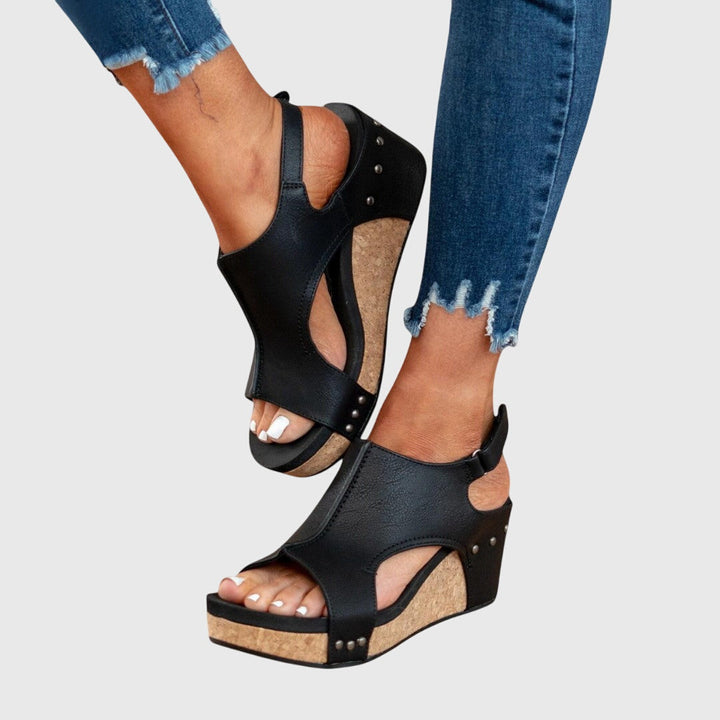 Adele | Slingback Platform Comfort Sandals