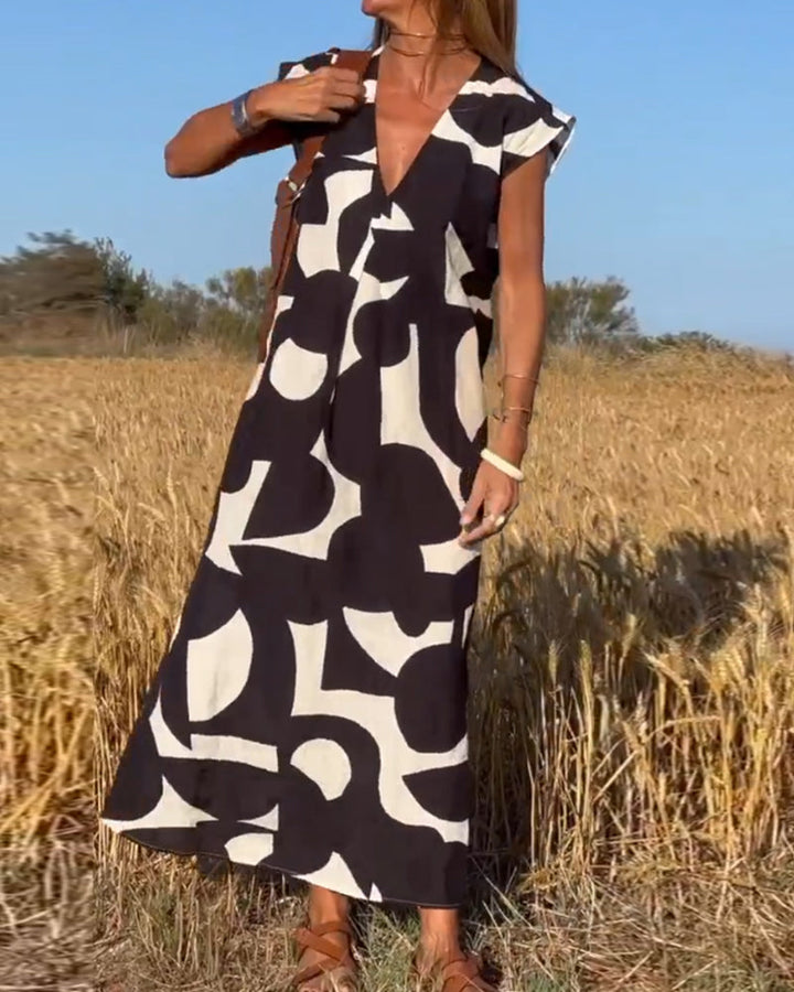 Kendall™ | Relaxed Abstract Dress