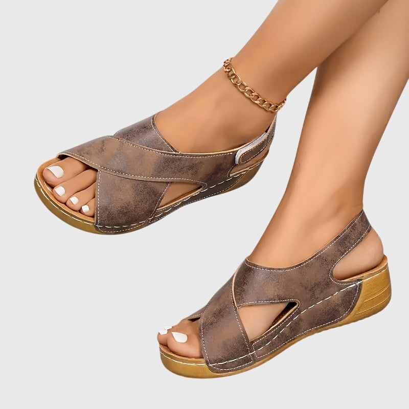 Angeline | Cutout Slingback Comfort Sandals