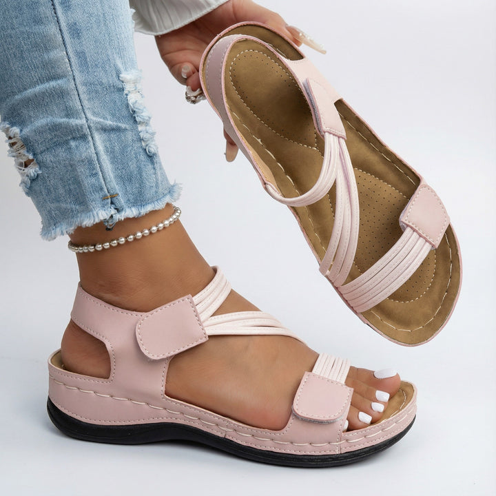 Eugenia | Braided Elastic Comfort Sandals