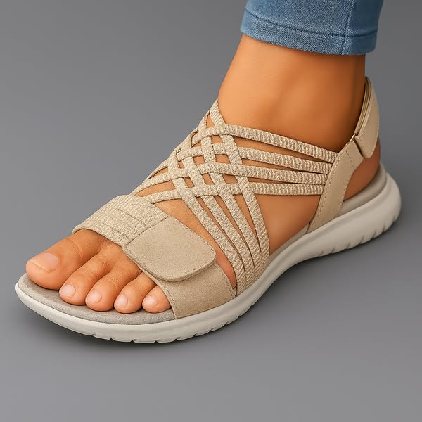 Hensley | Woven Comfort Strap Sandals