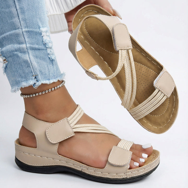 Eugenia | Braided Elastic Comfort Sandals