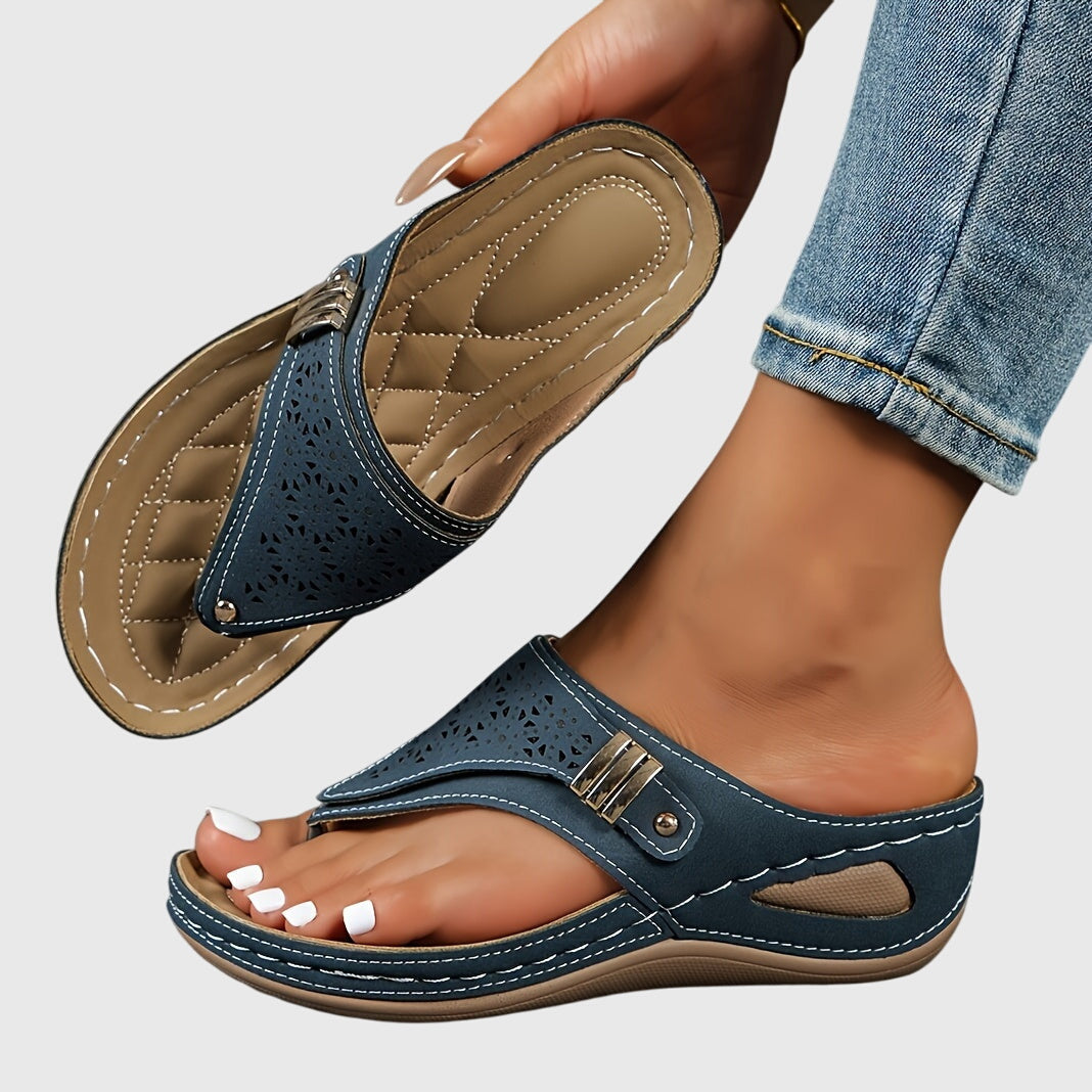 Olivia | Cutout Comfort Slide Sandals