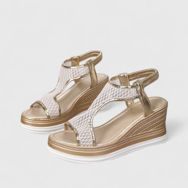 Calista | Mesh Platform Comfort Sandals
