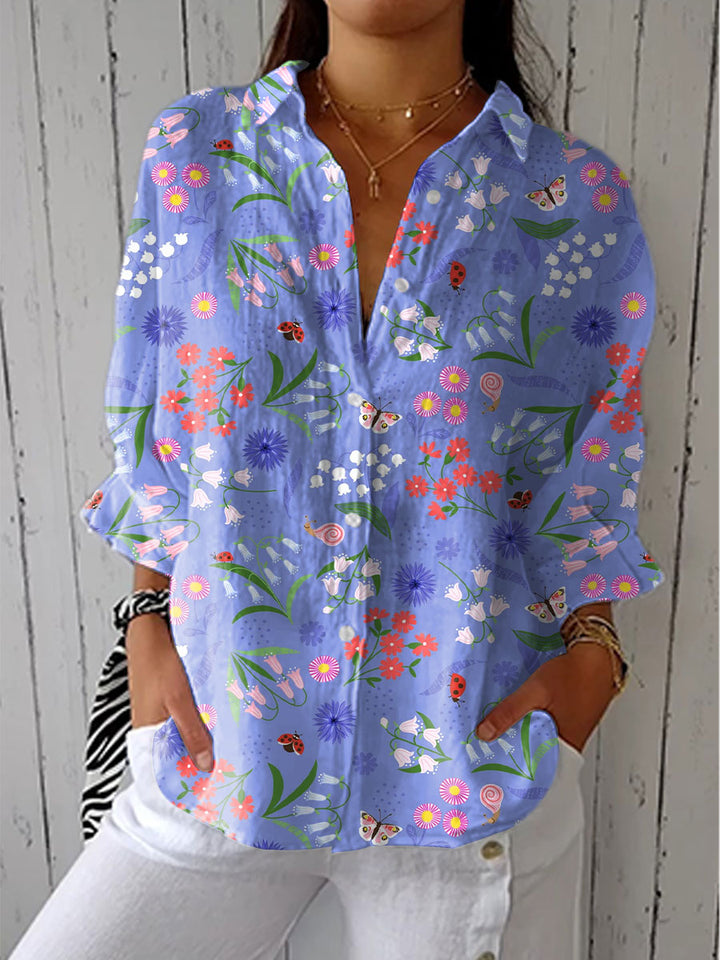 Fiona | Spring Garden Blouse