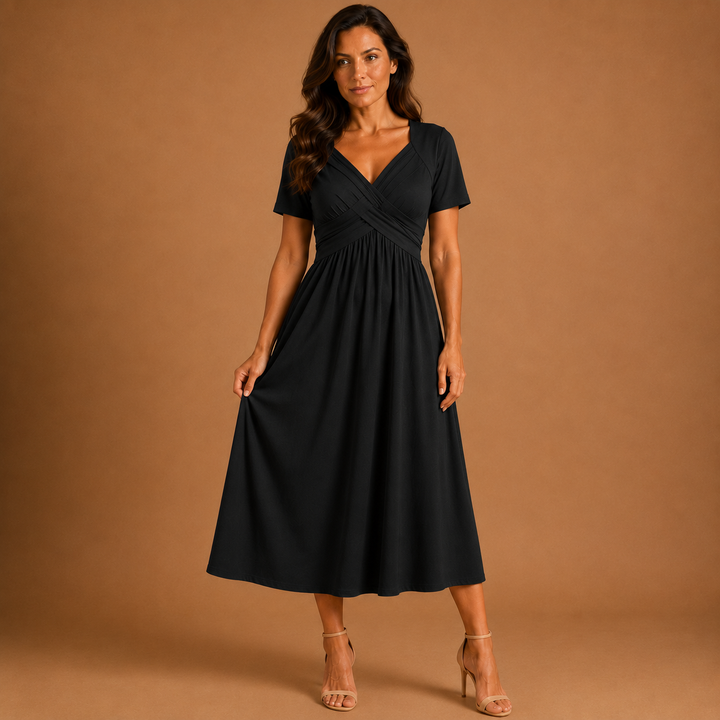 ALICE | Elegant A-Line Midi Dress
