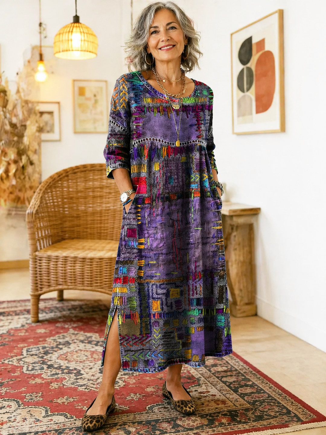 Eliana | Floral Midi Dress