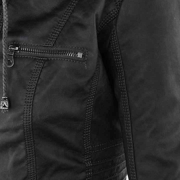 Esmé™ | Hooded Moto Jacket