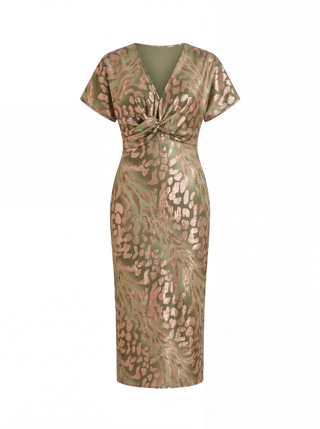 Copper Midi Dress | Women&