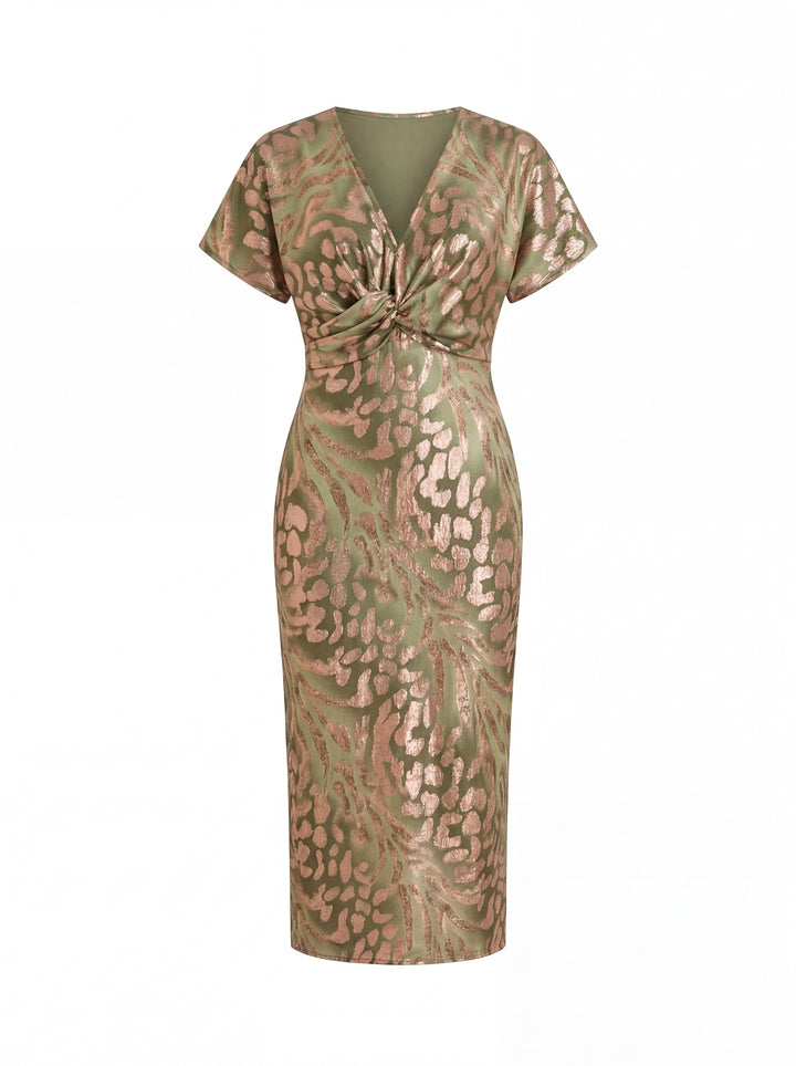 Copper Midi Dress | Women&