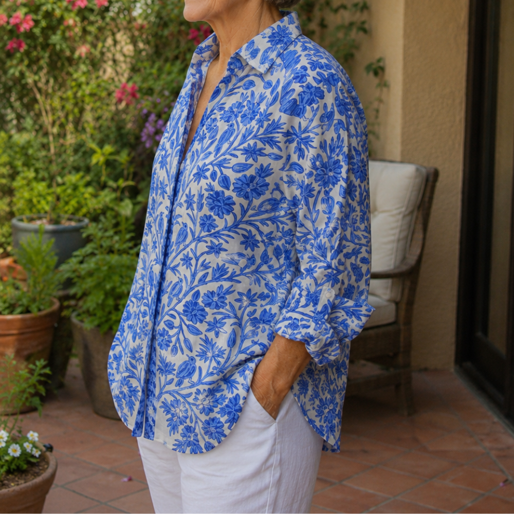 Fiona | Spring Garden Blouse