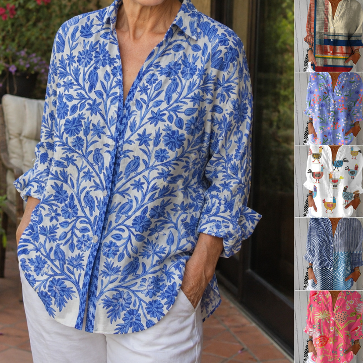 Fiona | Spring Garden Blouse