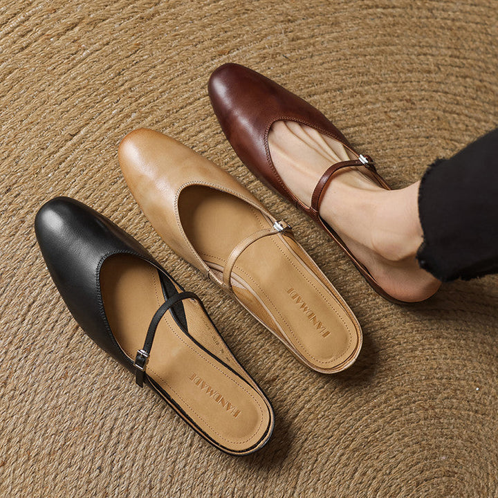Marvyn | Pointed-Toe Mary Jane Mules