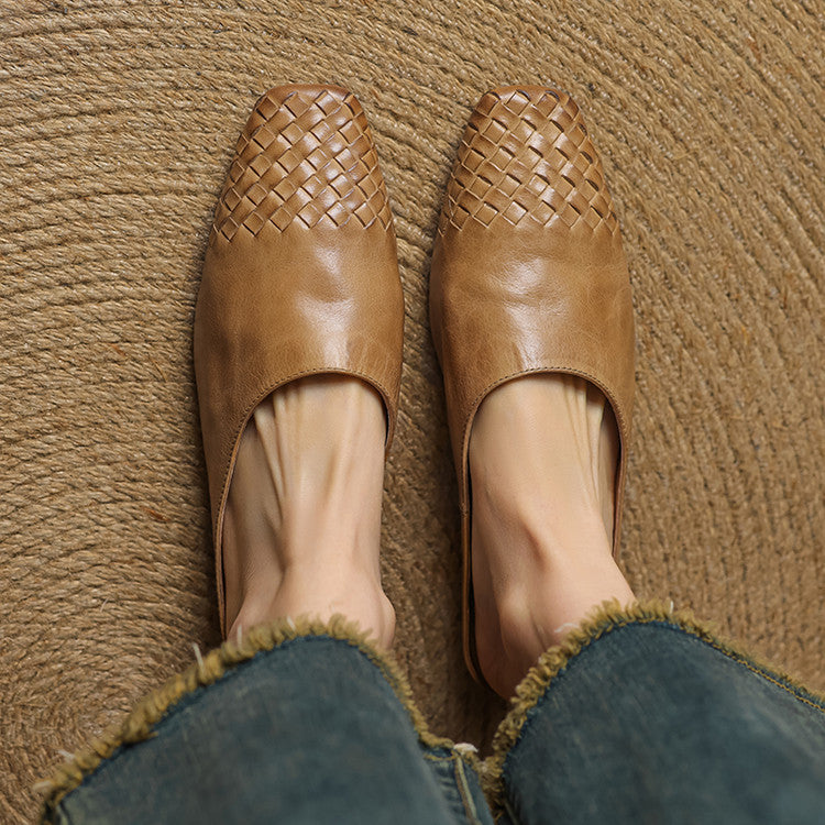Helma Textured Pattern Mules