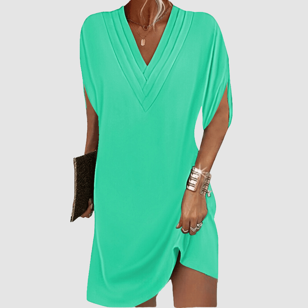 Alysa™ | Elegant Dress with Half Sleeves