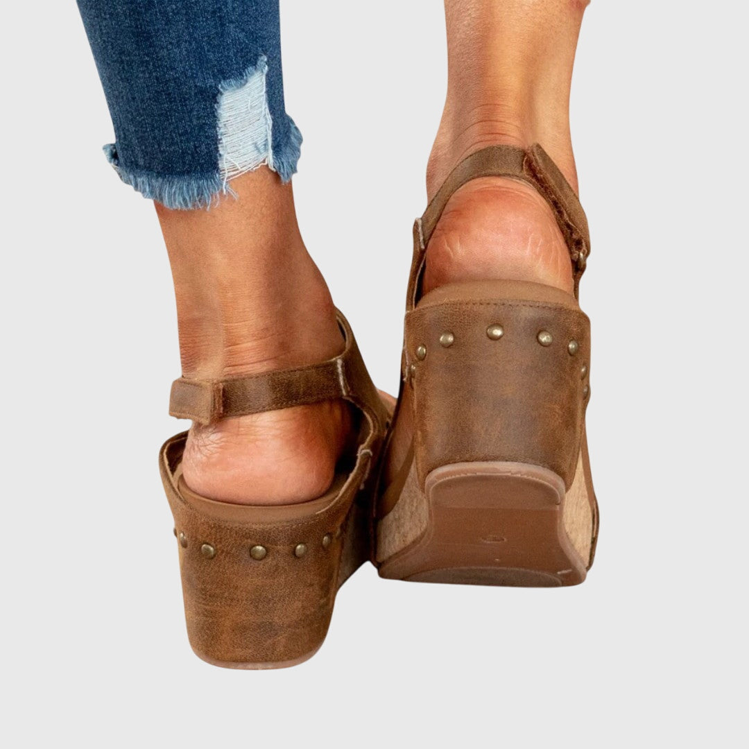 Adele | Slingback Platform Comfort Sandals