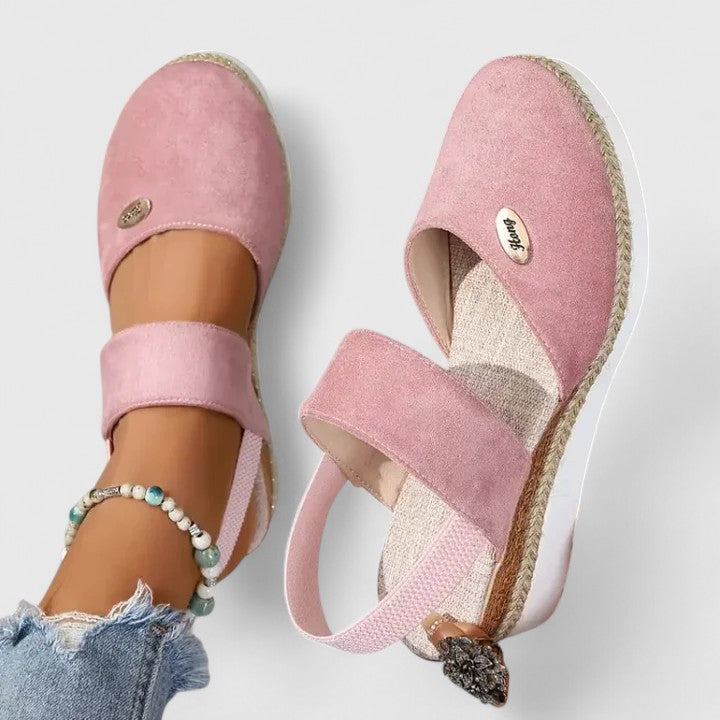 Eliza | Platform Slingback Comfort Sandals