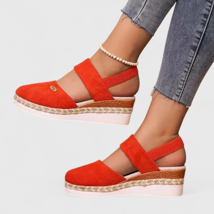 Eliza | Platform Slingback Comfort Sandals
