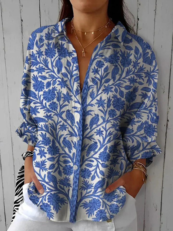Fiona | Spring Garden Blouse