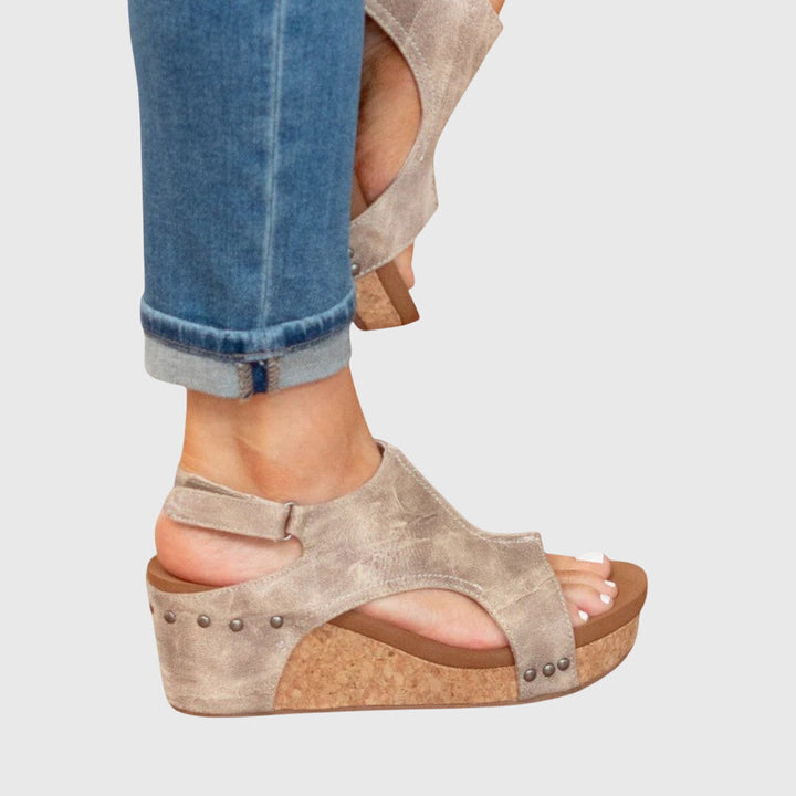 Adele | Slingback Platform Comfort Sandals