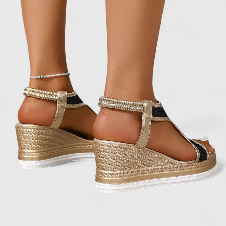Calista | Mesh Platform Comfort Sandals