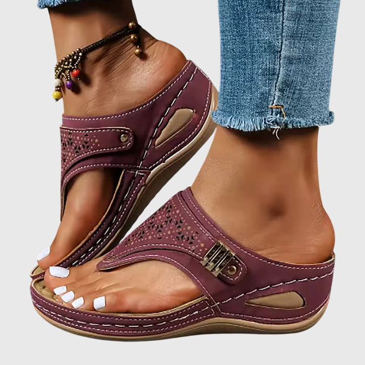 Olivia | Cutout Comfort Slide Sandals