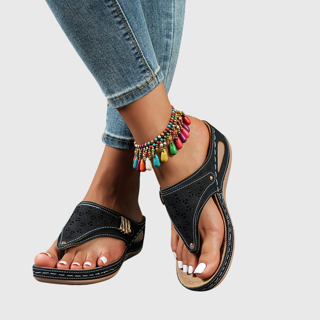 Olivia | Cutout Comfort Slide Sandals