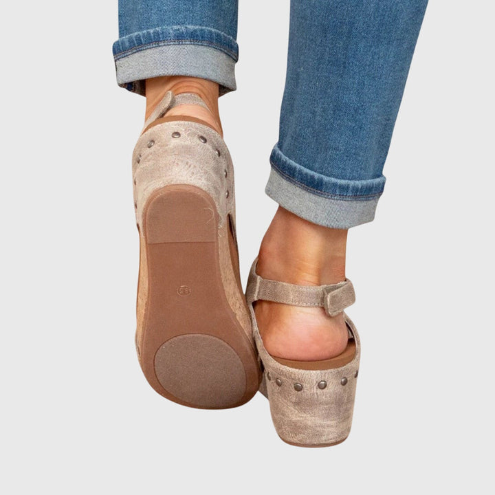 Adele | Slingback Platform Comfort Sandals