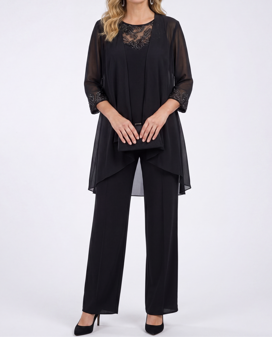 Eleanor™ | Flowing Jacket &amp; Wide-Leg Pant Set