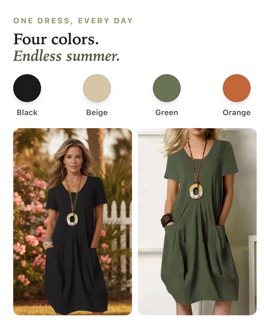 Kwani | Easy Casual Flow Dress