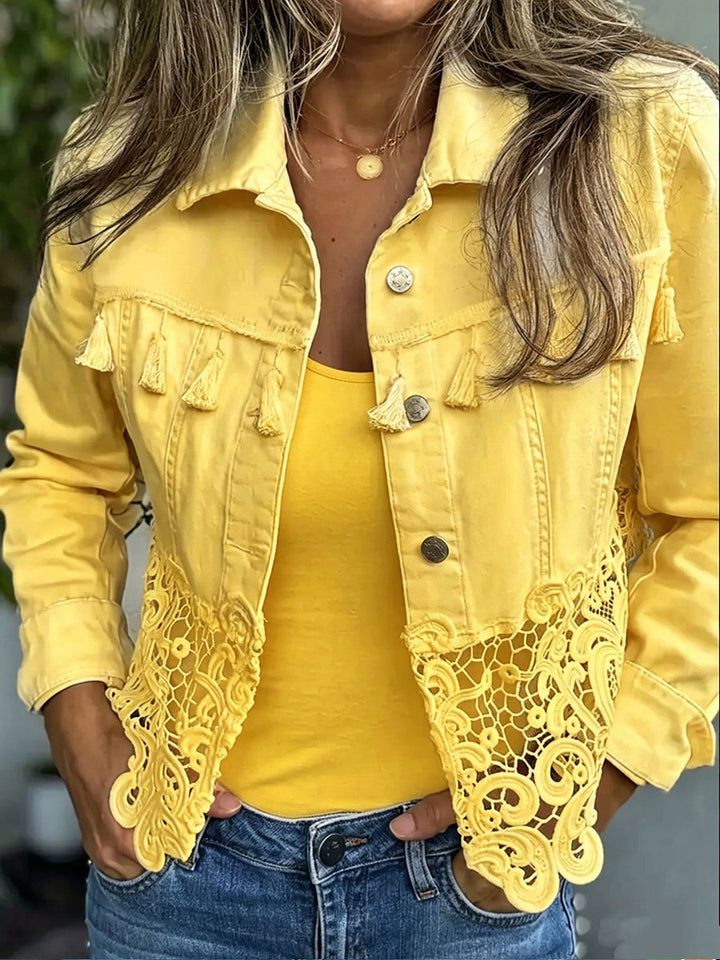 Kambria™ | Fringe &amp; Lace Jacket