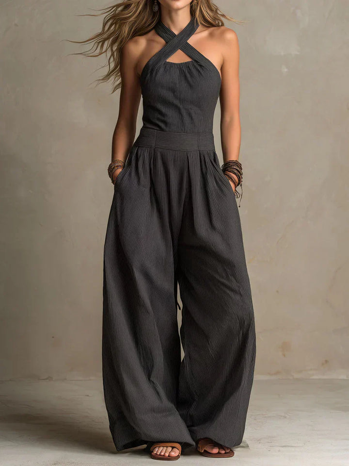 Bianca | Elegant Cross-Front Jumpsuit