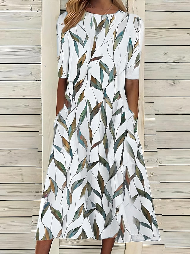 Annie | Ocean Breeze Floral Dress