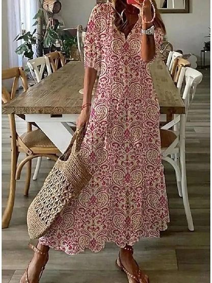 Michaela™ | Boho Tummy Coverage Dress
